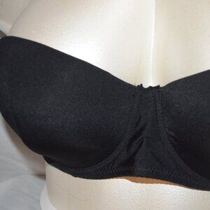 Mix & Co. Black Strapless Underwire Bra, Size 40DD (0184)